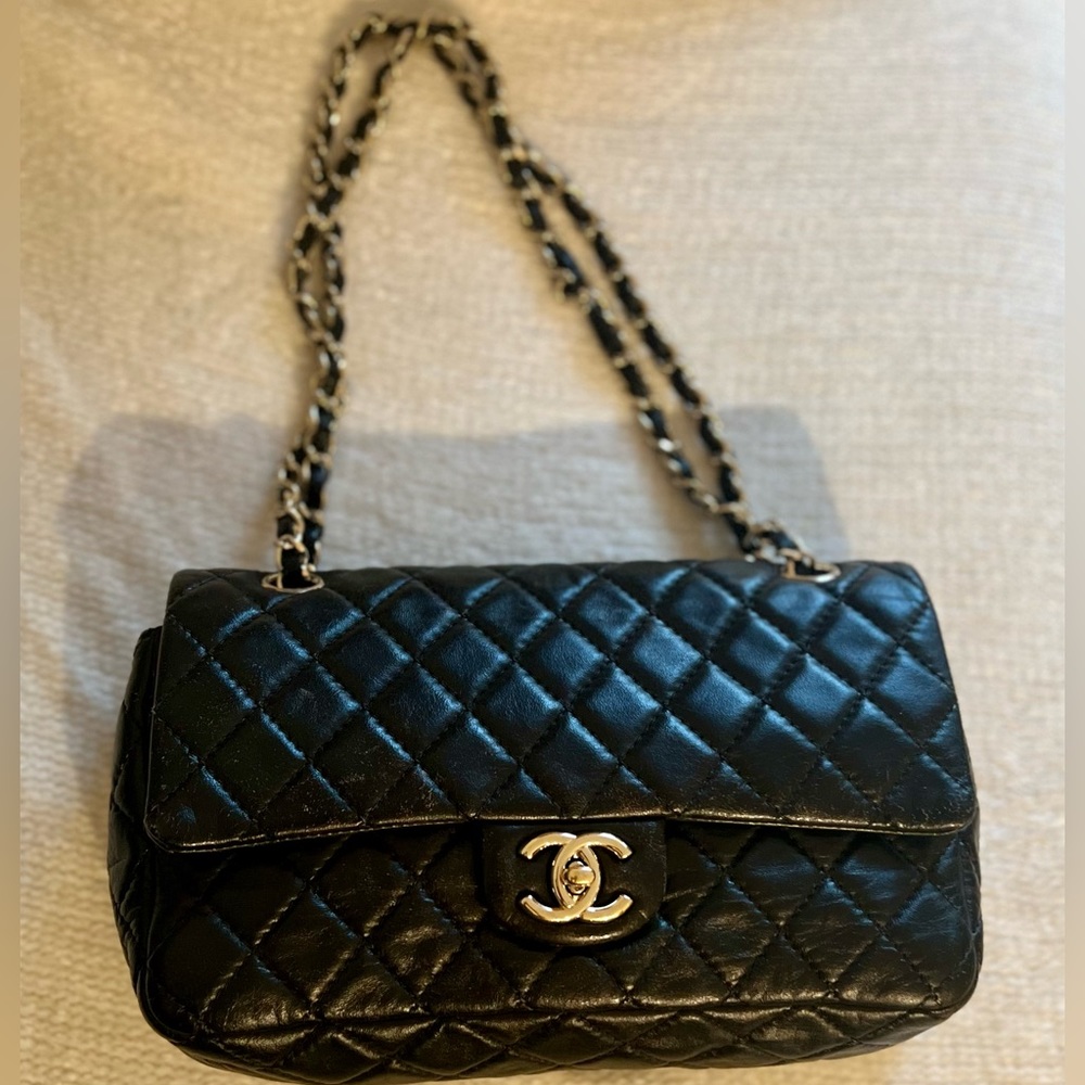 Classic vintage double flap Chanel handbag